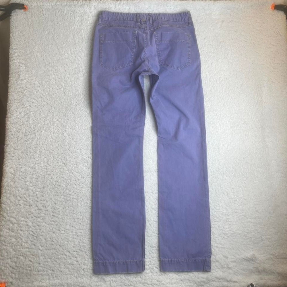 Robert Graham men's purple slim jim jeans straight pastel outdoors 32
